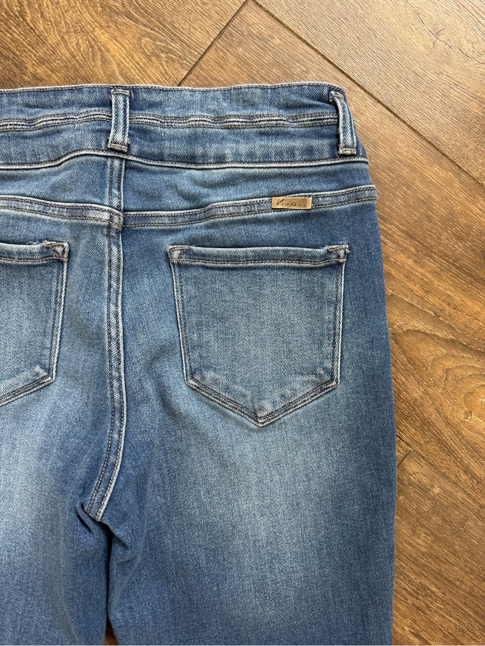 KanCan Flare Jeans Womens 9/28 Medium Wash Stretch High Rise - Picture 7 of 7